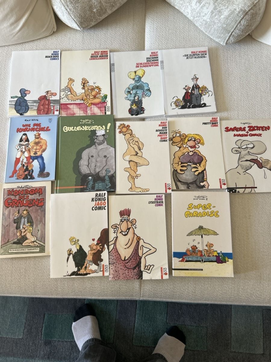 Fumetti: 13 Ralf König Comics – Usato da Bonstetten venduto da Ebano-