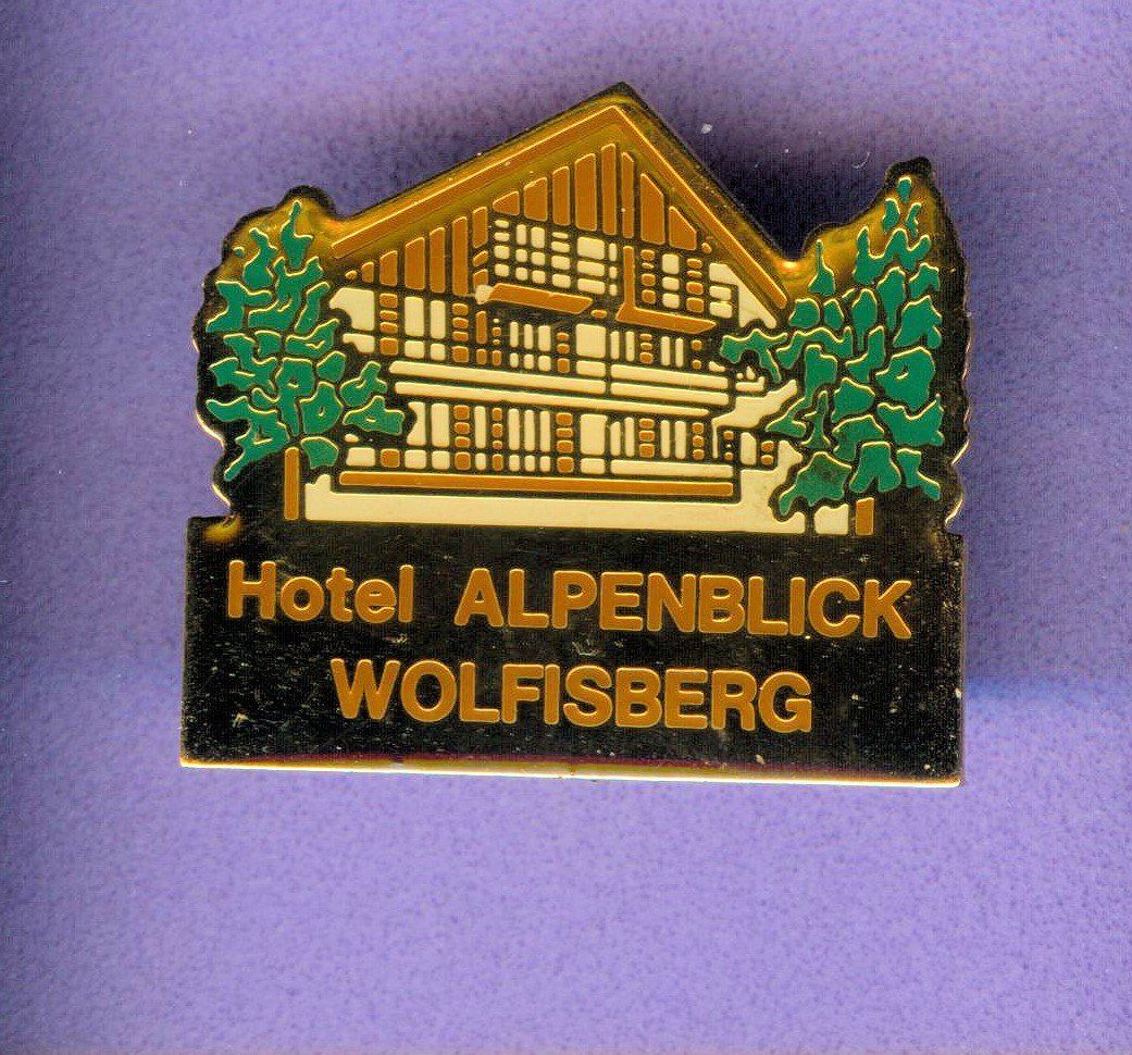Placchette & Badge: Hotel  ALPENBLICK  Wolfisberg – Usato da Winterthur venduto da Sammleroase