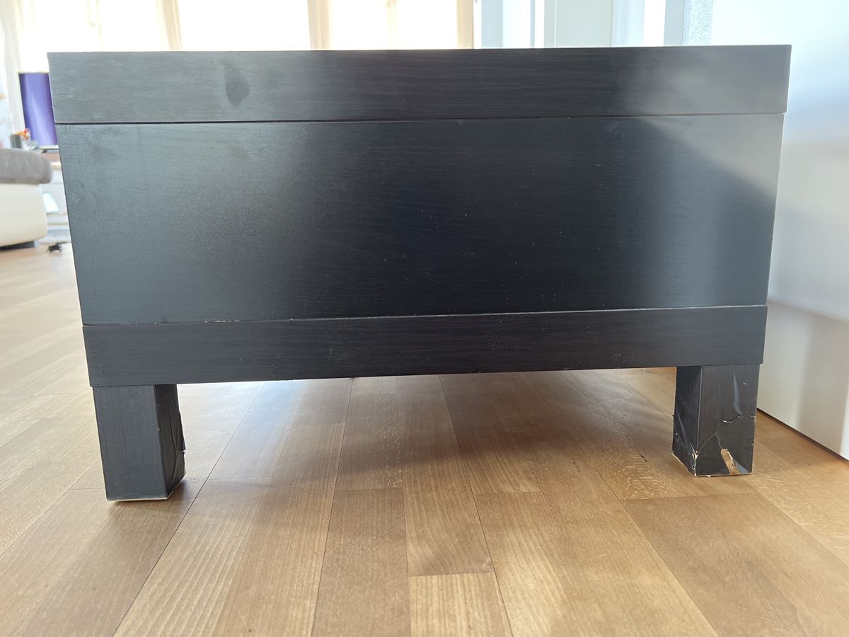 Ikea Mobili TV: Schwarzes TV-Möbel, TV-Tisch – Usato da Münsingen venduto da est_s6vf 2