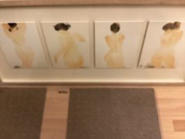 Vintage Aquarell von Japanischen Künstler