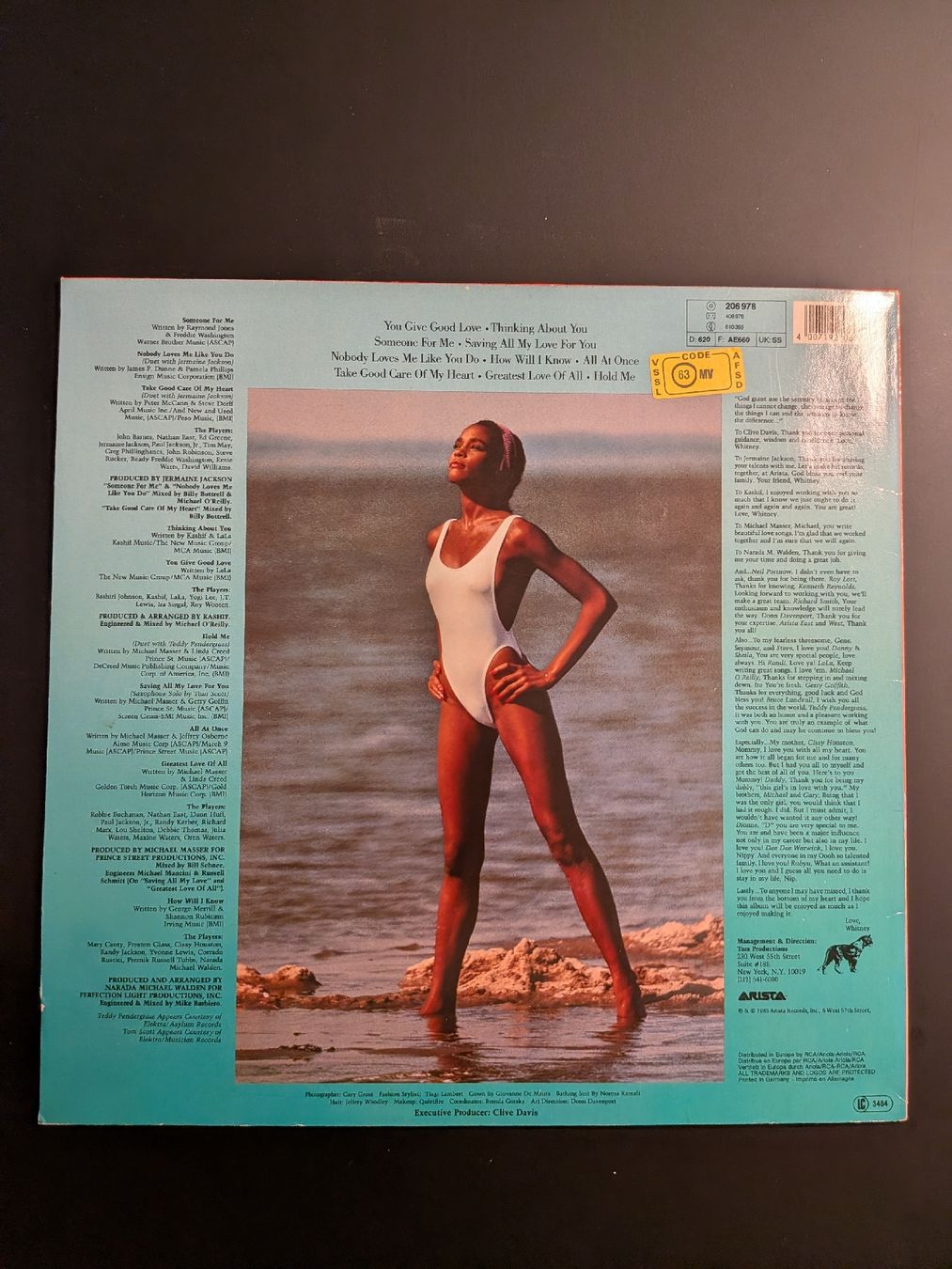 Schallplatten: Whitney Houston LP – Gebraucht aus Zürich von handofgod 1