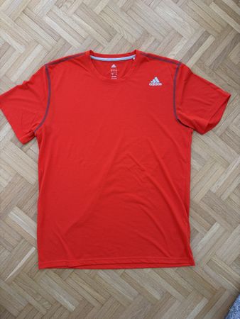 Herren T-Shirt Adidas Climalite Grösse L rot