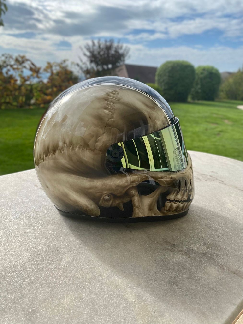 Caschi & visiere: Helm Skull - Streetfighter - Unikat – Usato da Lugnorre venduto da serge.morgenegg 3