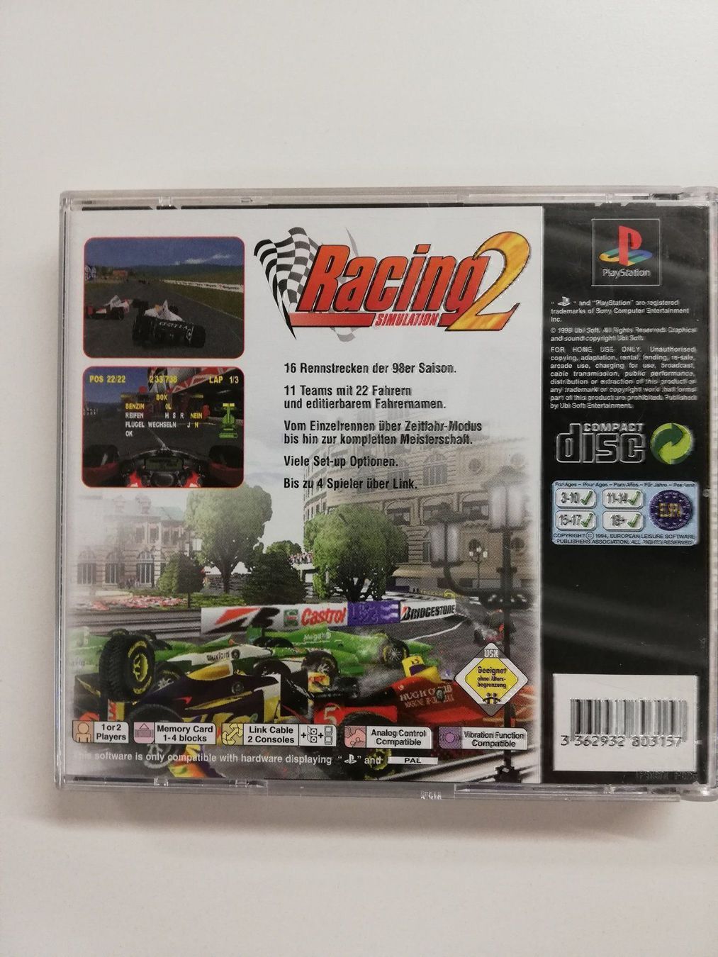 Sony Giochi: Racing Simulation 2 / Sony PS1 PSX – Usato da St. Gallen venduto da zorro_dc 1