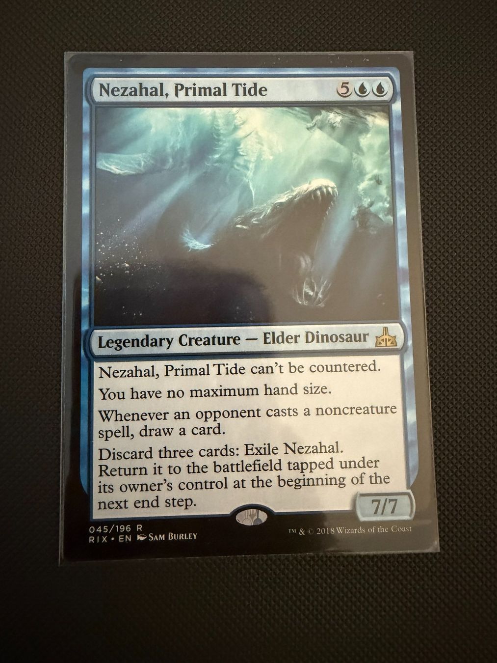 Magic The Gathering Carte collezionabili: Nezahal, Primal Tide – Usato da Ulisbach venduto da joelsj