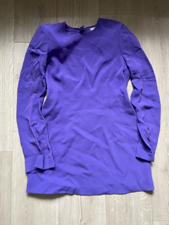 mango kleid lila
