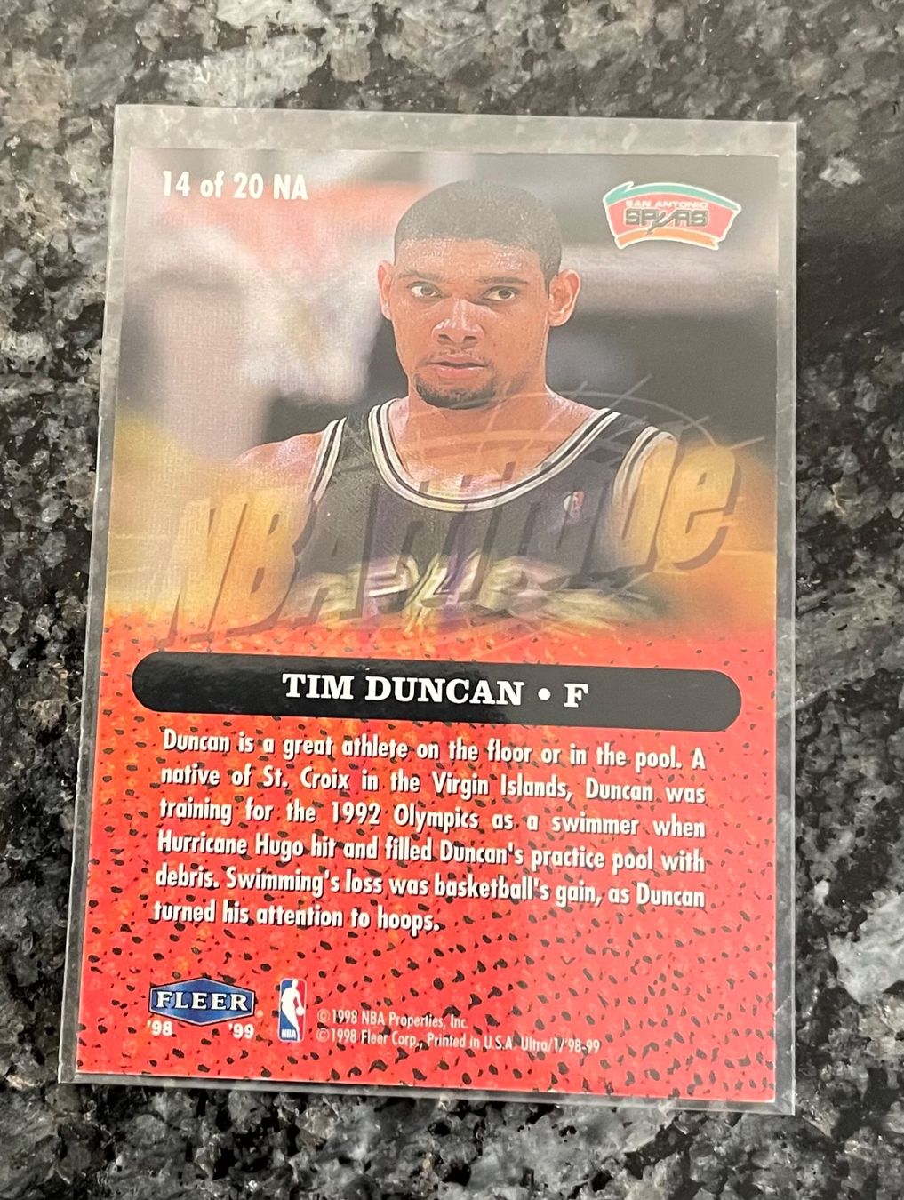 Nba Carte collezionabili: NBA Tim Duncan NBAttitude Card – Nuovo (secondo la descrizione) da Muttenz venduto da joba23 1