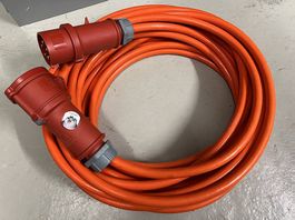 Verlängerung Kabel 32A 5x6mm2 Purwil Mennekes 22 Meter