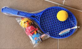 Adriatic Tennis Set blau Kunststoff neu mit Etikett