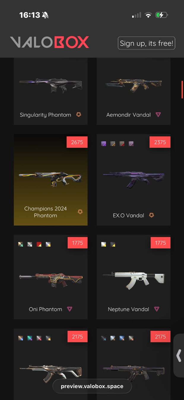 Giochi: Valorant Accounts - Rare Skins – Nuovo e nell'imballaggio originale da Hüttwilen venduto da aurelcyril 3