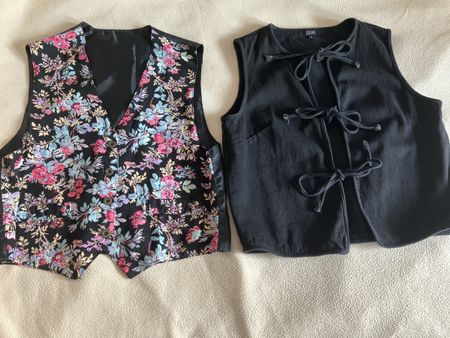 Lotto di due gilet donna