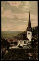 AK Signau, Kirche mit Umgebung
