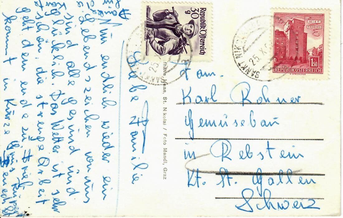 Cartes postales: Gruss aus St.Nikolai - Steiermark – D'occasion à Hochdorf par Ziegel-16 1
