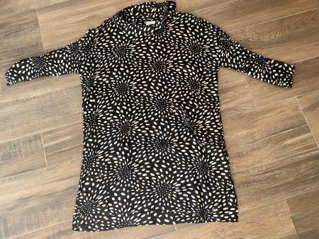 Masai Kleid schwarz beige gemustert Gr. XXL
