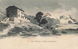 Zermatt - Findelen Hotel und Gletscher