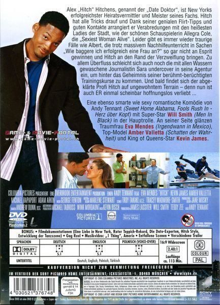 Tutti i DVDs: HITCH - Der Date Doktor – Usato da Horn venduto da Wings0 1