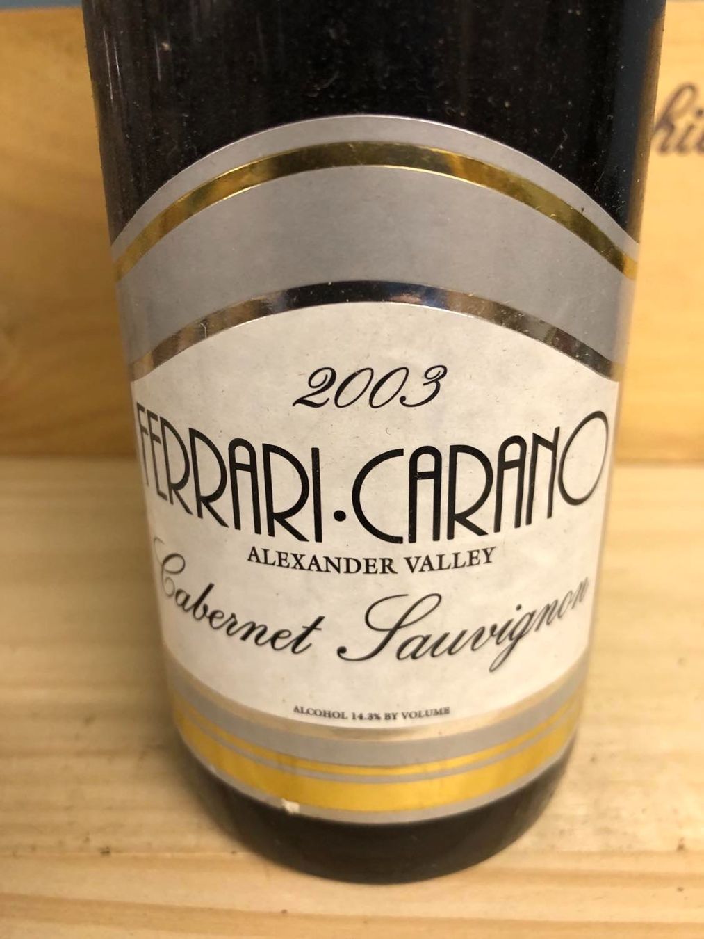 Vino: 2003  CABERNET SAUVIGNON FERRARI-CARANO – Nuovo e nell'imballaggio originale da Münchenstein venduto da weinundspirituosen 3