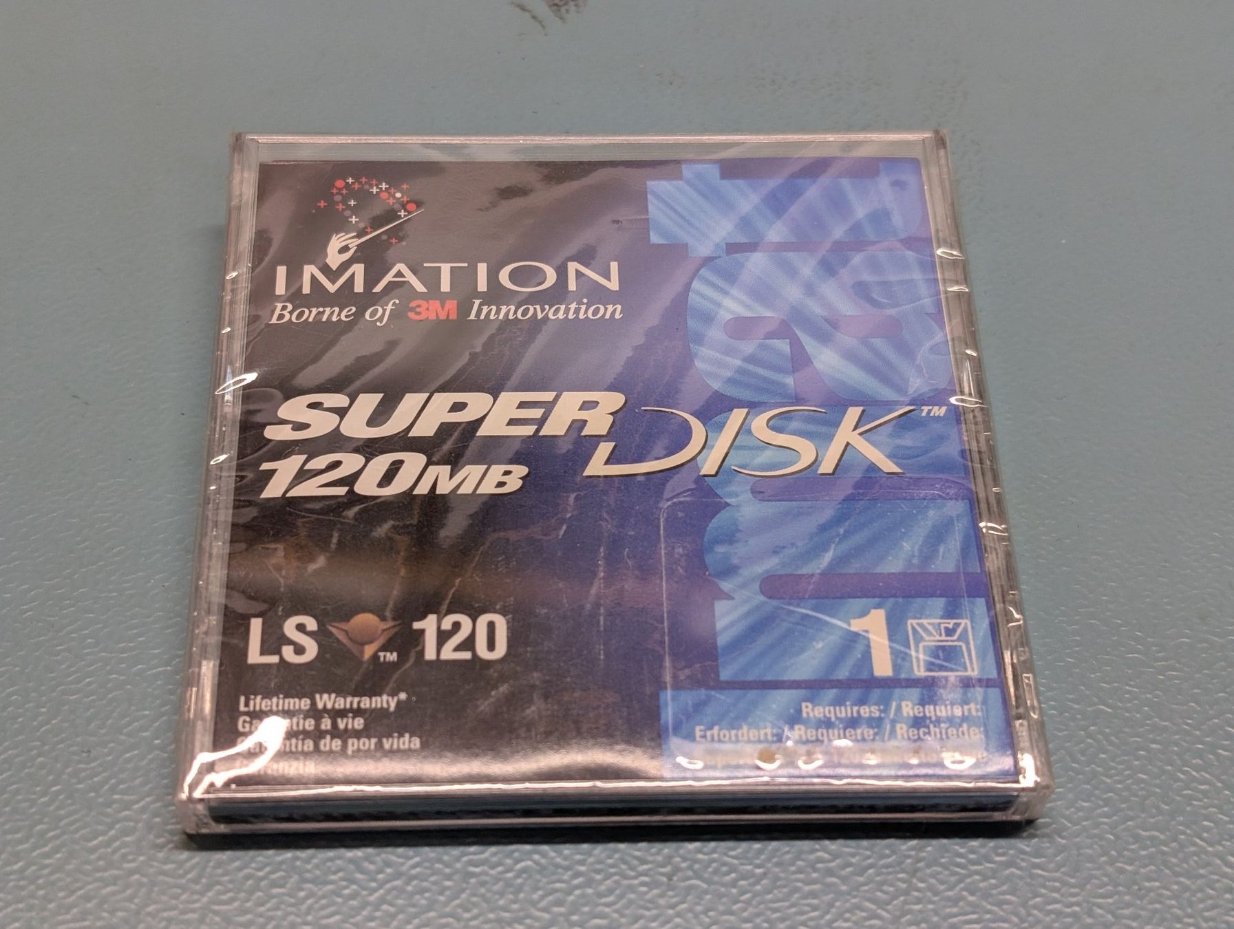 Dischetti: Imation SuperDisk 120MB LS-120 Diskette neu original – Nuovo e nell'imballaggio originale da Seengen venduto da Moonwalk