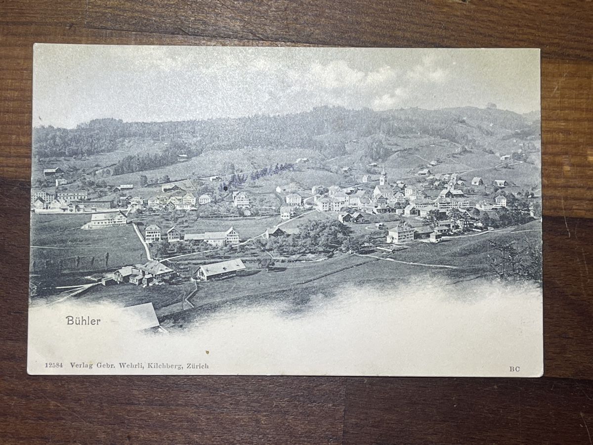 Cartoline postali: Alte Ansichtskarte Bühler AR – Usato da Strengelbach venduto da Aschatan5