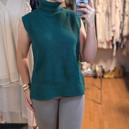 Marks Spencer Rollkragen Pullunder Petrol M