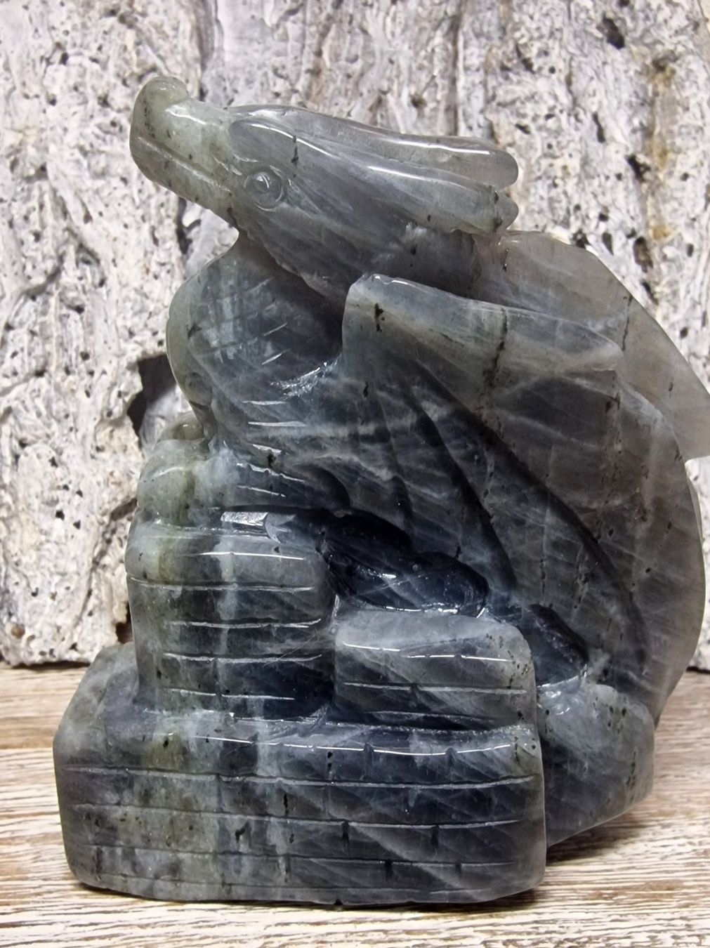 Minerali & Pietre curative: Heller Labradorit Drache 468g – Nuovo (secondo la descrizione) da Matzingen venduto da Shay_Crystalz 1