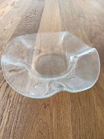 Glaser Giswil Schale mit Wellenrand gross