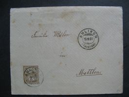 Briefumschlag, gestempelt am 15.VII.1901