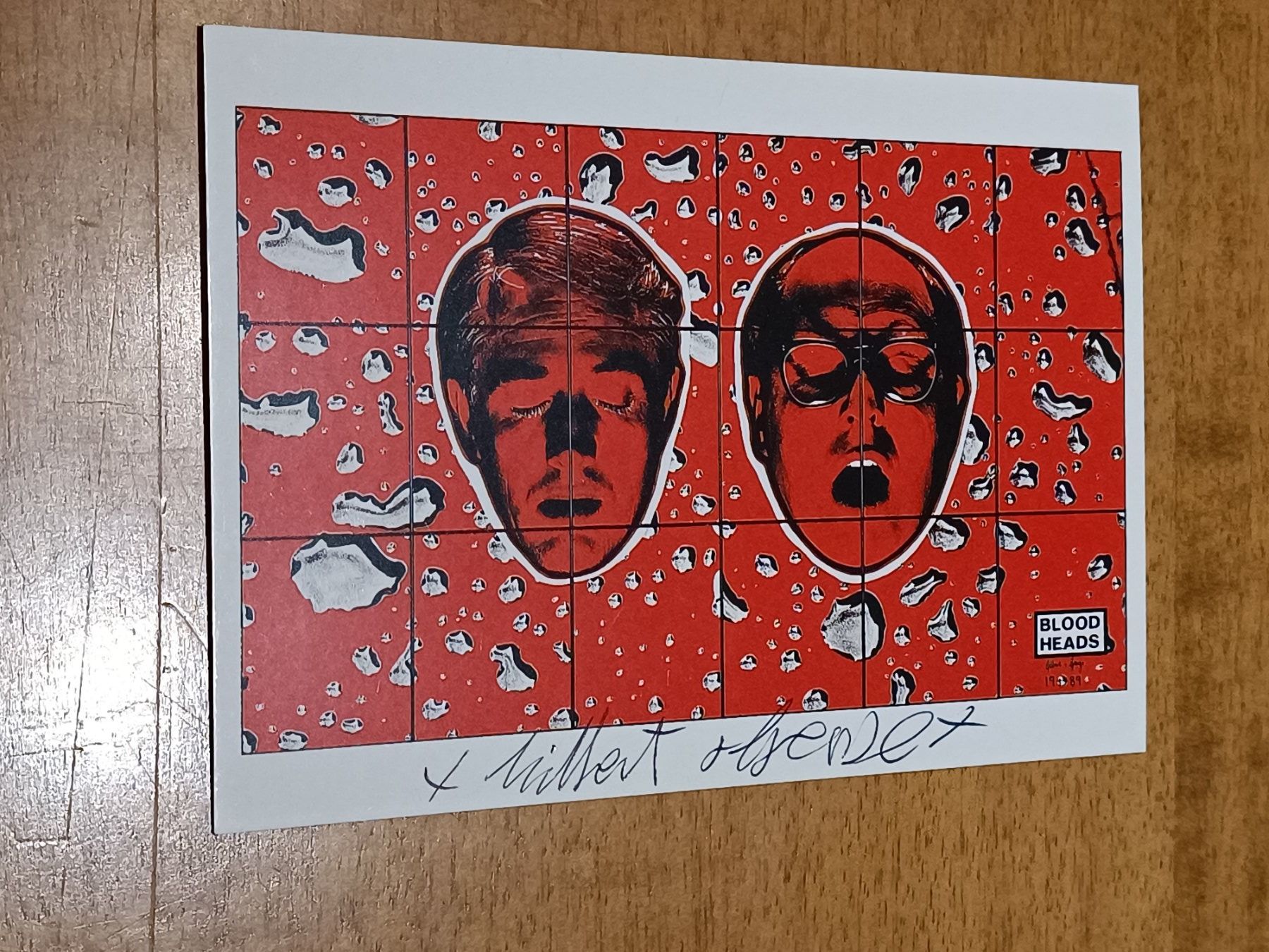 Autographes: Gilbert & George - handsigniert – D'occasion à Menziken par Autogramme