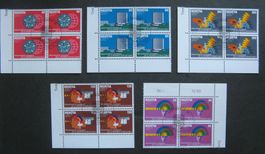 OMPI (D XII) Viererblocks mit Ersttagsstempel