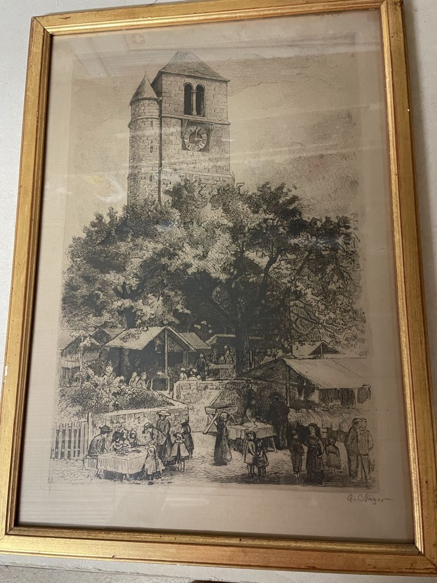 Poster & Bilder: Gustav von Steiger, Radierung – Gebraucht aus Hindelbank von chinok01