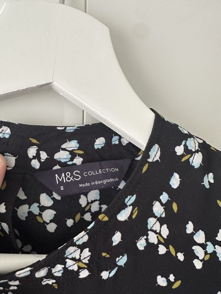 Camicette: Bluse mit Blumenmuster | Gr. 36 | M&S Collection – Nuovo (secondo la descrizione) da Spreitenbach venduto da Sujrkwxl 2