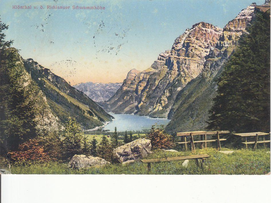Cartoline postali: Klöntal 1913 – Usato da Bürglen TG venduto da StampGraf