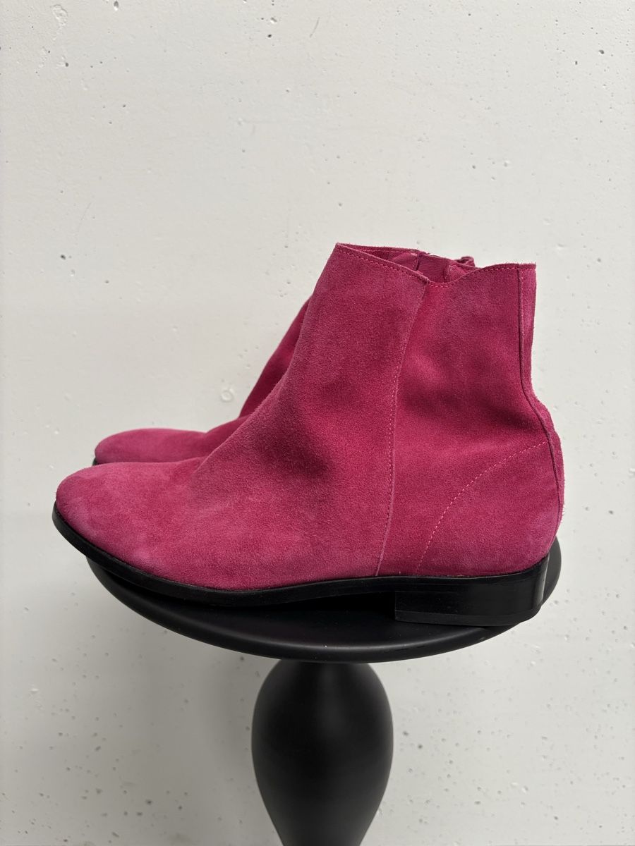 Paul Smith Damenschuhe: Pinke Paul Smith Wildleder Ankle Boots Gr. 39 – Neu (gemäss Beschreibung) aus Regensdorf von secondchancefashion 1