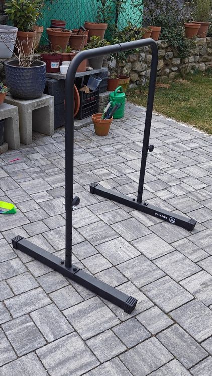 Parallettes In Acciaio Eric Flag Per Calisthenics - Street Workout E Bodybuilding - Foto 8