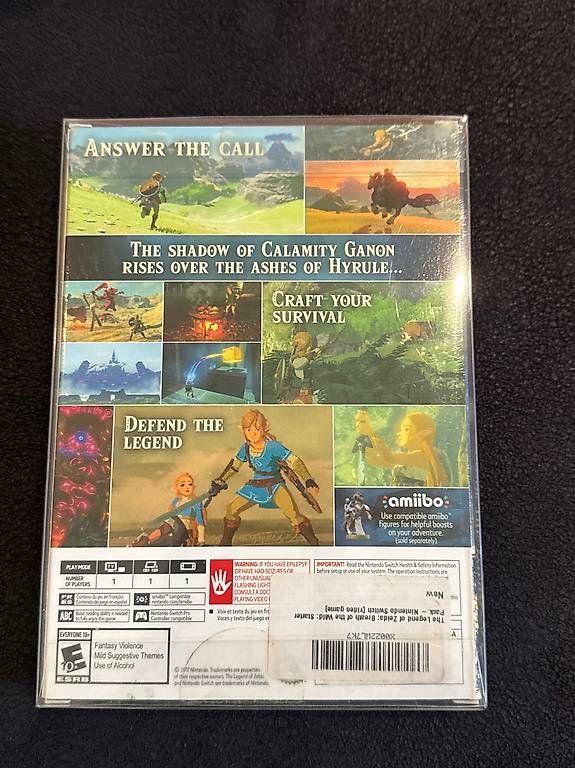 Jeux: Nintendo Switch / Zelda / BOTW Limited Edition / sealed OVP – D'occasion à Dulliken par Howdah 1