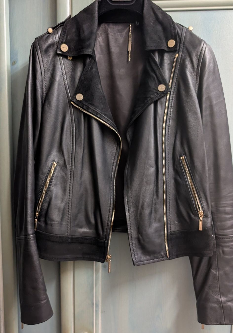 Giacche: Schwarze Lederjacke Marciano by Guess – Usato da Rüfenacht BE venduto da mla_jmf8