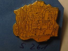 1 Pin Gelber Motorblock  (S261)