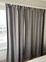 IKEA Vorhänge grau  2 Stück  ca. 147 × 214,5 cm