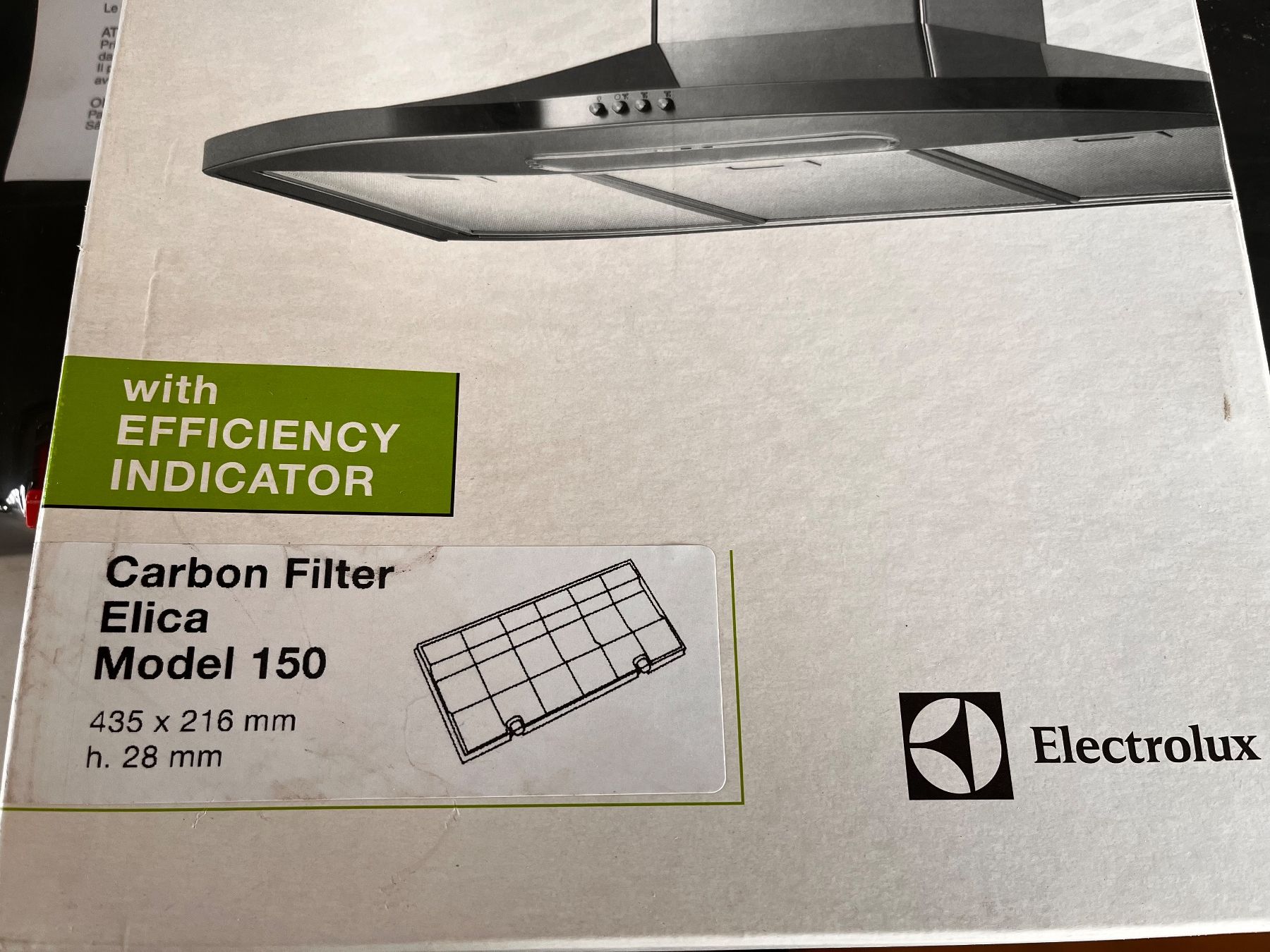 Electrolux Dampfabzug: Aktivkohlefilter Elica Model 150 Electrolux – Neu und originalverpackt aus Boniswil von Michu5