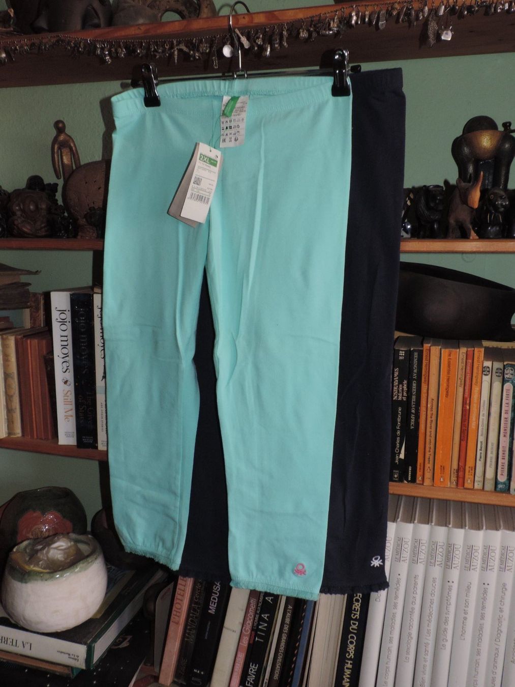Leggings: leggings corsaires bleus – Nuovo e nell'imballaggio originale da Genève venduto da Axelle333