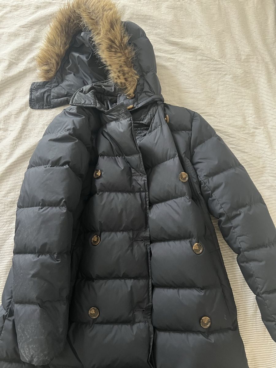 Giacche: Winterjacke mit Kapuze, Grösse S, blau – Usato da Dübendorf venduto da isa_xrt6