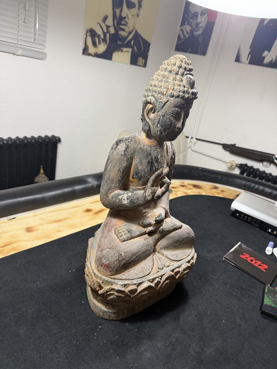 Sculture & Statue: Buddha Holz China, antik – Usato da Wettingen venduto da NickInc 1