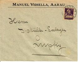 Brief, Manuel Vidiella Aarau