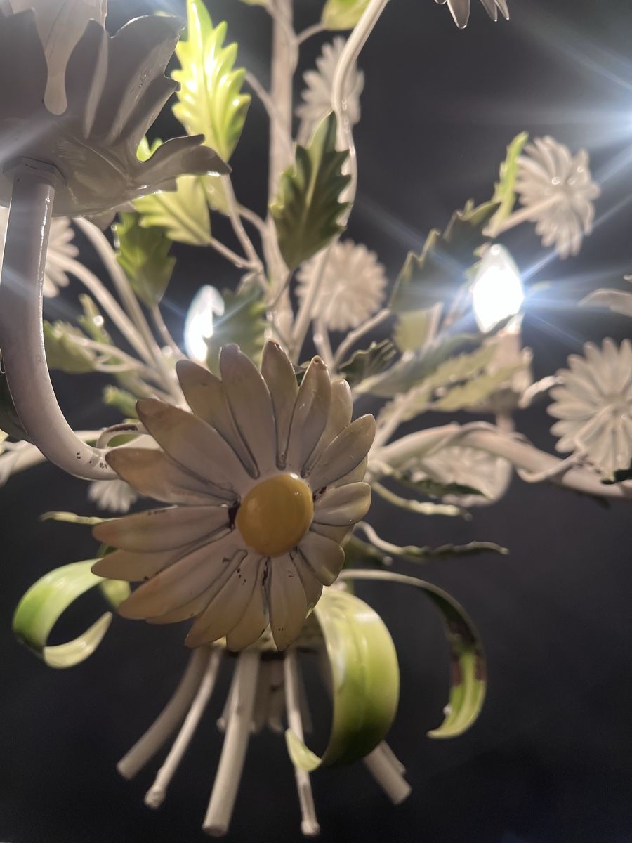 Lustres & lampes de plafonds: Florentiner Kronleuchter aus Toleware – D'occasion à Winterthur par Fantasticdancer 2