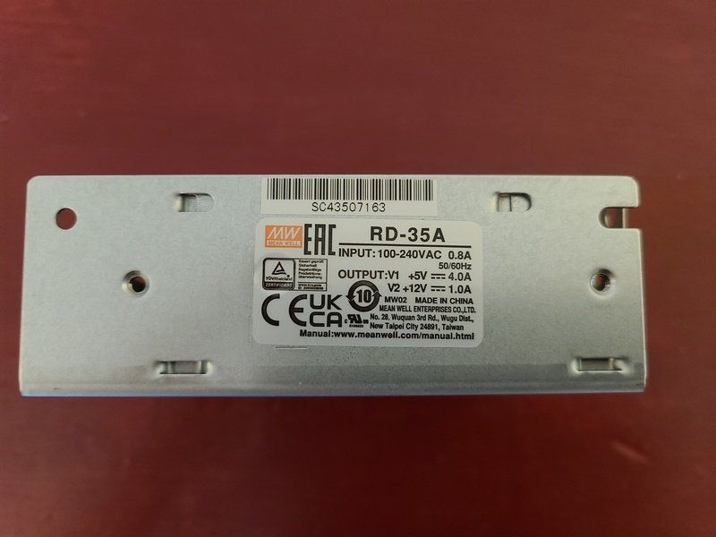 Componenti elettronici: MW Power Supply 5/12 Volt DC – Nuovo e nell'imballaggio originale da Jona venduto da Marciboy 1