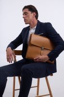 Ledertasche Herren, Classic Businesstasche Braun