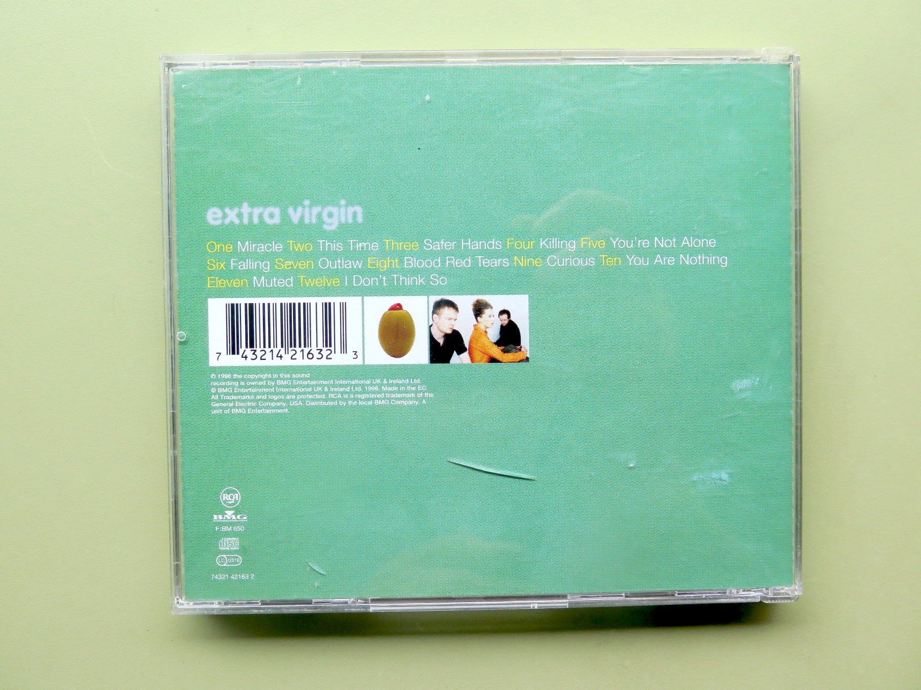 CD: (p) CD OLIVE: Extra virgin, 1996 – Usato da Bern venduto da Balzamico 1