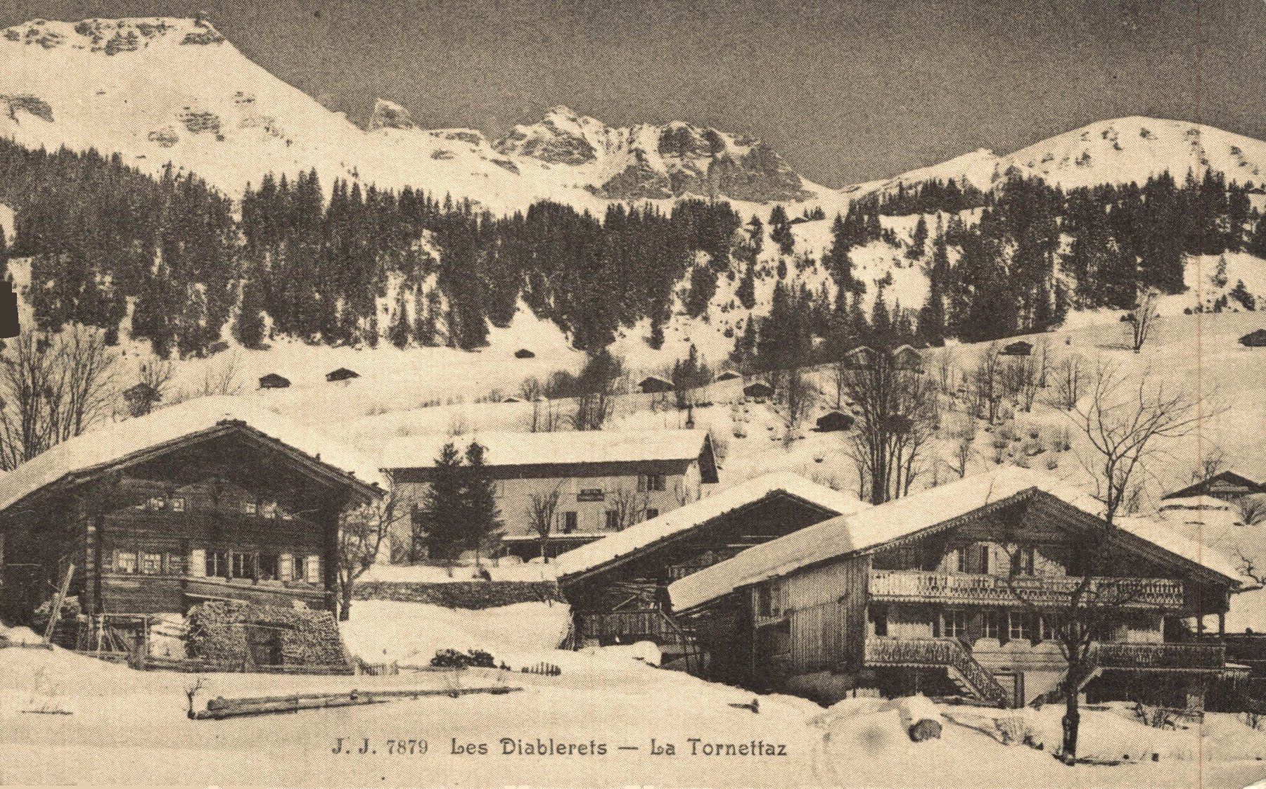 Ansichtskarten: Les Diablerets - La Tornettaz – Gebraucht aus Bronschhofen von Astore