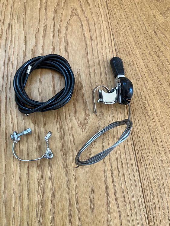 Levier De Vitesses Suntour Stem Shifter - Boîtier Blanc - NOS Vintage - Japon