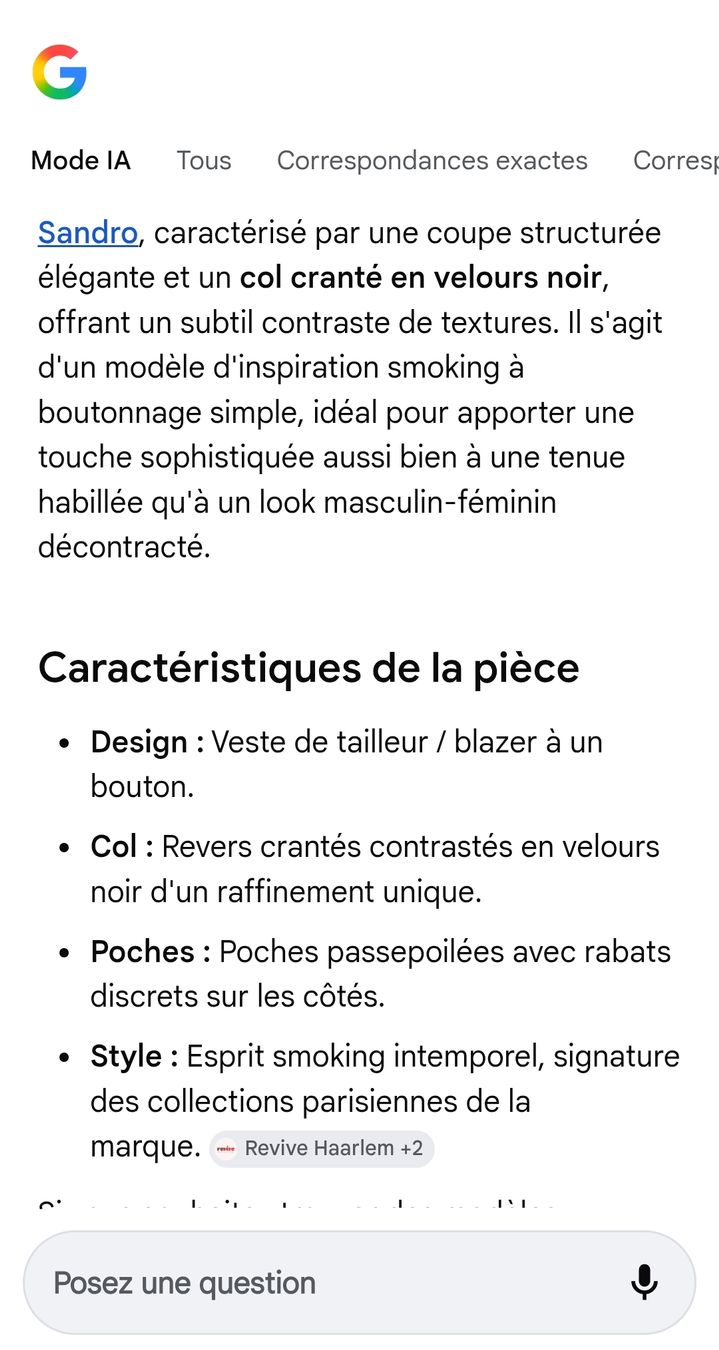 Completi & Tailleur: Blazer Sandro 40 – Usato da Erde venduto da zakleblanc 6
